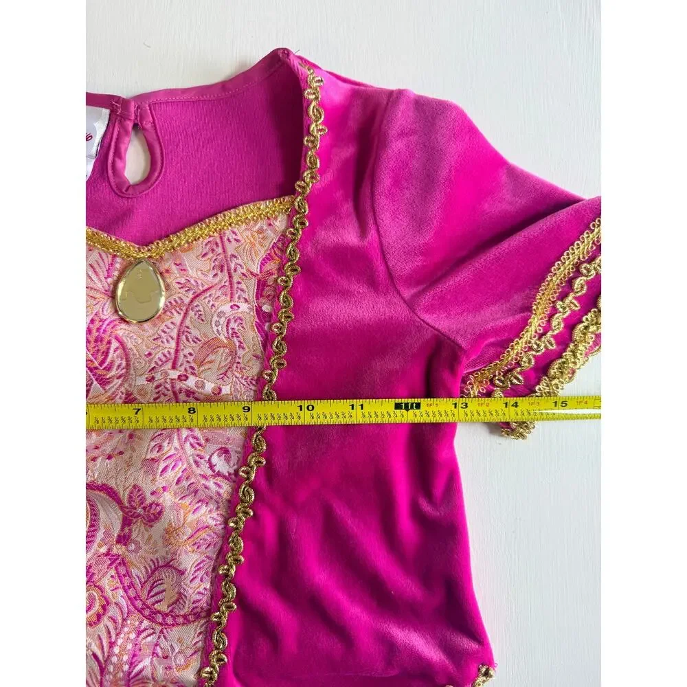 Disney Store Princess Jasmine Pink Costume Live Action Aladdin Girls Medium 7/8 - Picture 6 of 16